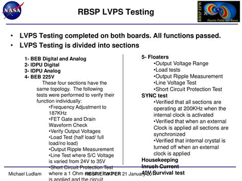 lvps function verification.